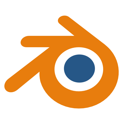 Blender logo.