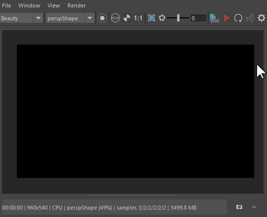 Displaying within the Render Preview