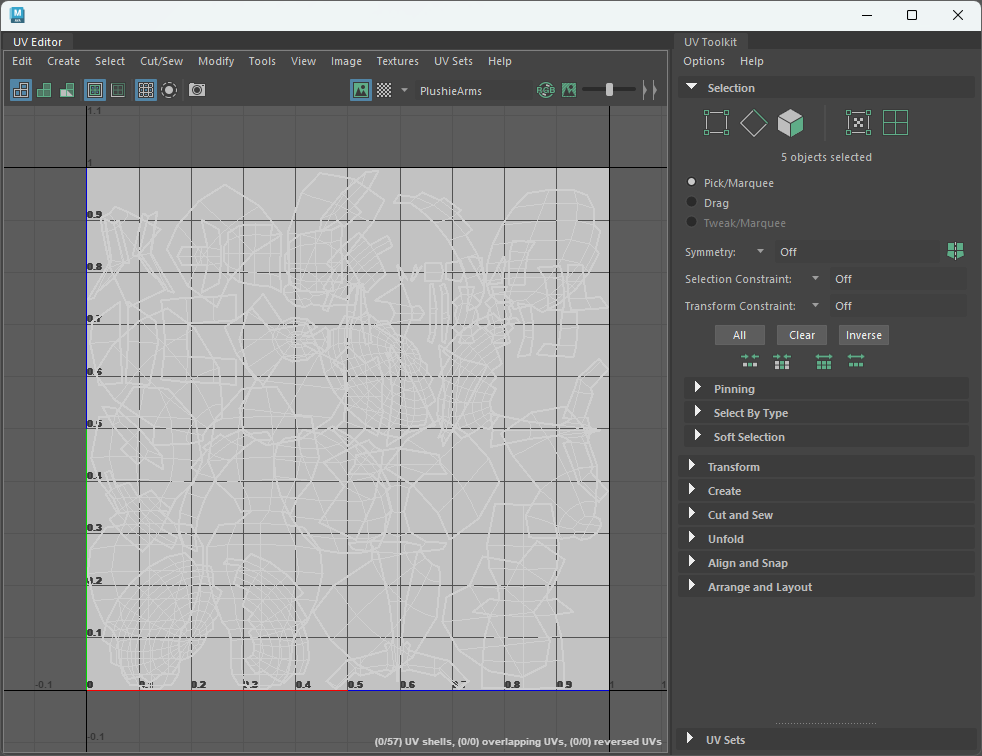 Default UV edit window