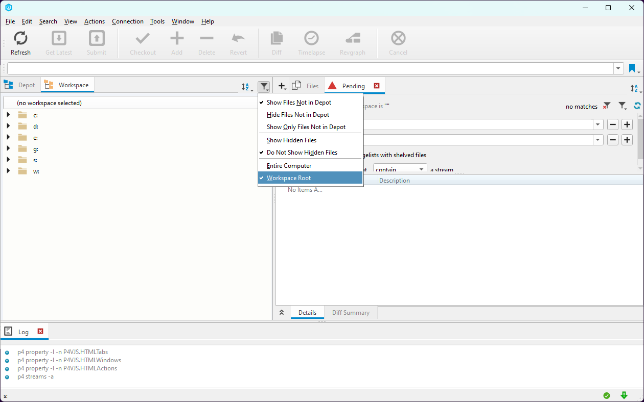 Correcting workspace display, part 2.